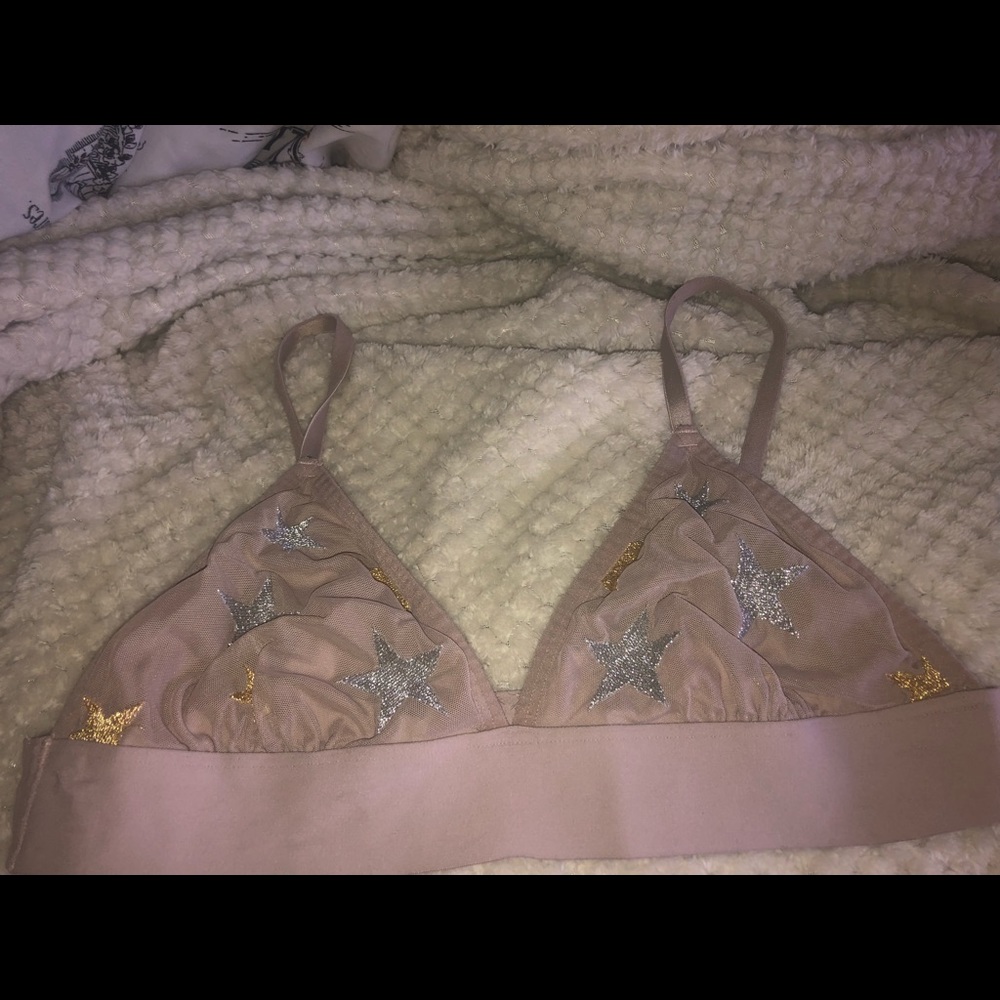 Pink star Bralette